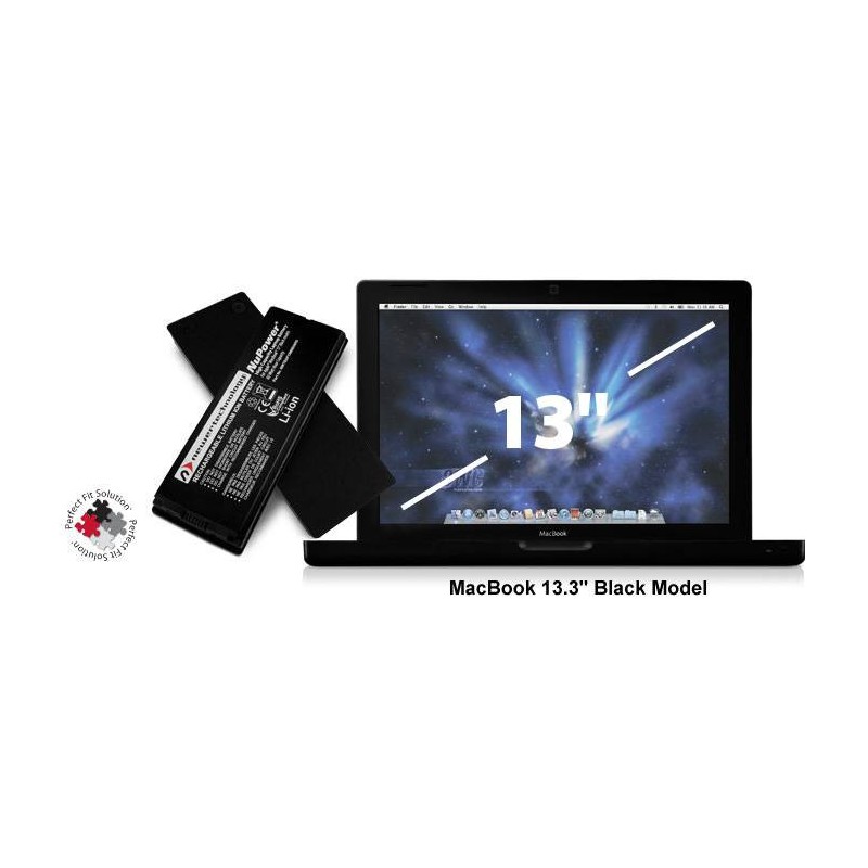 Batterie NuPower NewerTech - MacBook 13" Noir Batterie NuPower NewerTech - MacBook 13" Noir