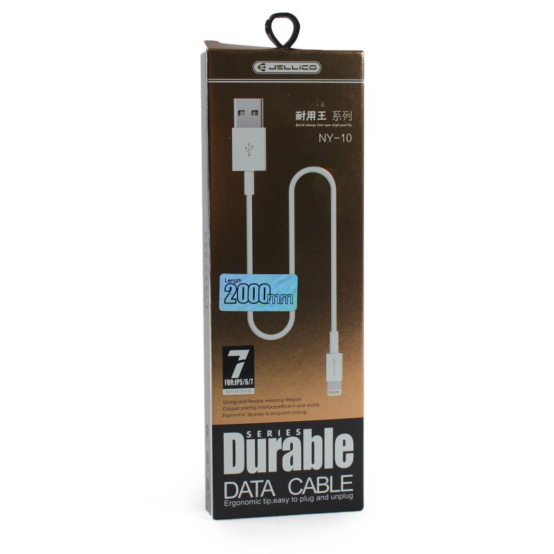 Câble Lightning 2 mètres (Charge + Data) Câble Lightning 2 mètres (Charge + Data)