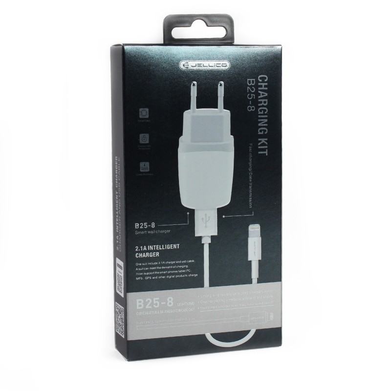 Câble lightning + Chargeur secteur 1A Câble lightning + Chargeur secteur 1A