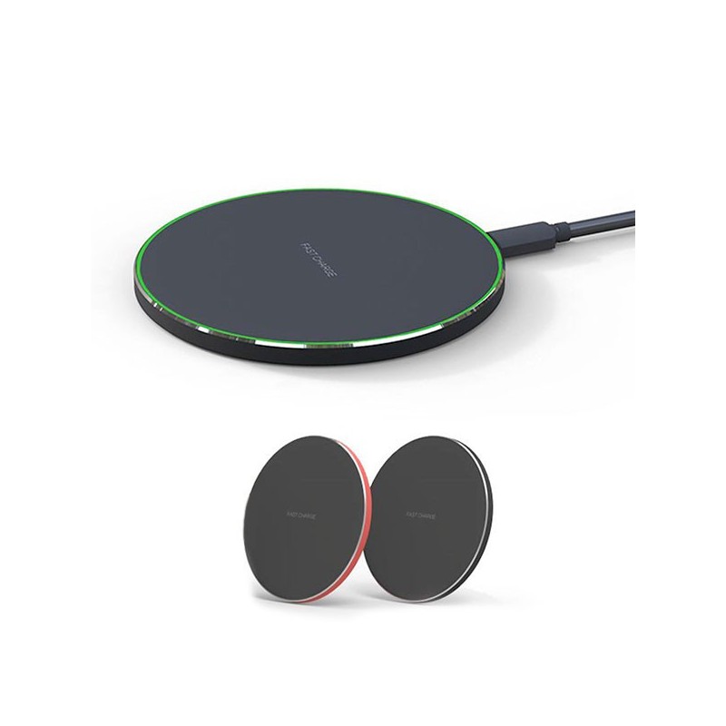 Station de charge QI avec contour lumineux Station de charge QI avec contour lumineux