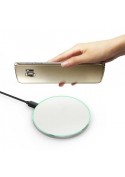 Station de charge QI avec contour lumineux