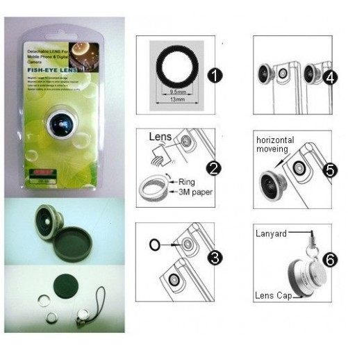 Fisheye iPhone - Angle 180 °