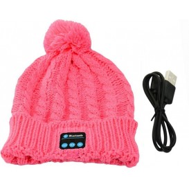 Bonnet à pompon connecté Bluetooth Audio - SOSav.fr