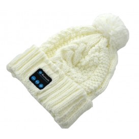 Bonnet à pompon connecté Bluetooth Audio - SOSav.fr