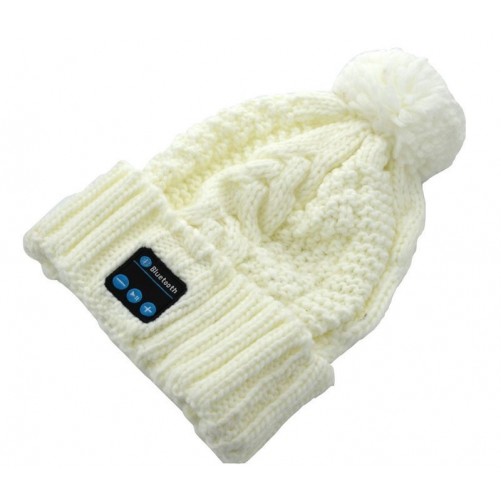 Bonnet à pompon connecté Bluetooth Audio - SOSav.fr