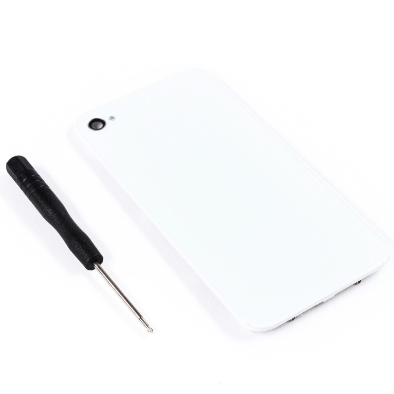 Kit réparation Vitre Arrière BLANCHE - iPhone 4 Kit réparation Vitre Arrière BLANCHE - iPhone 4
