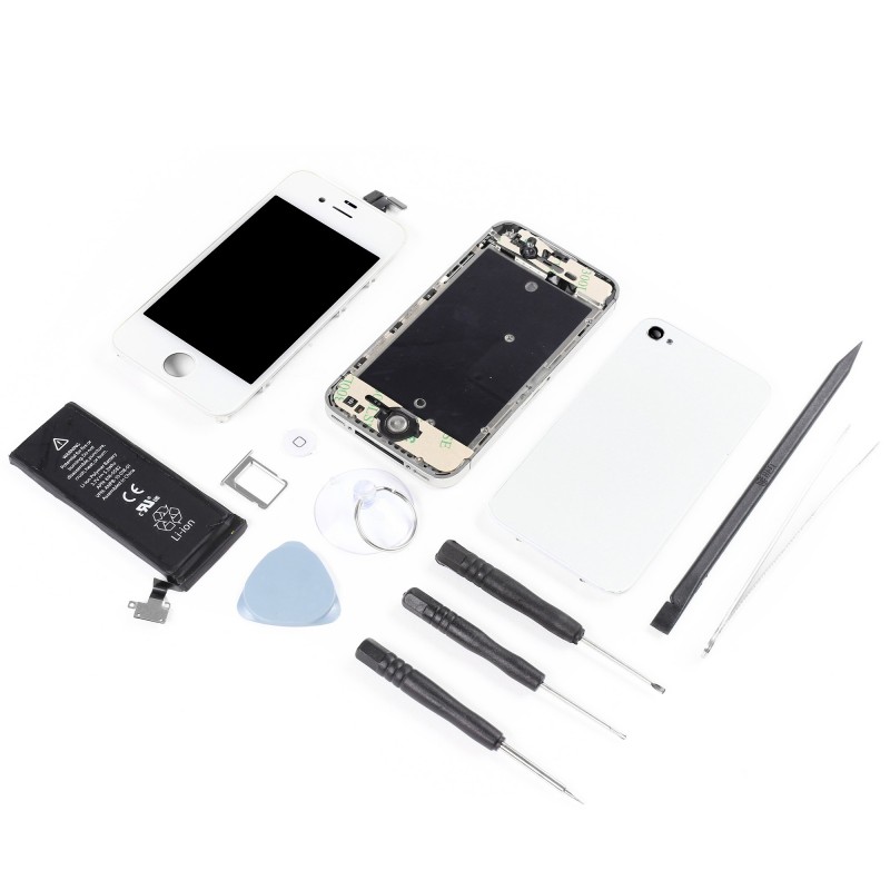 Kit remise à neuf - iPhone 4 Blanc Kit remise à neuf - iPhone 4 Blanc