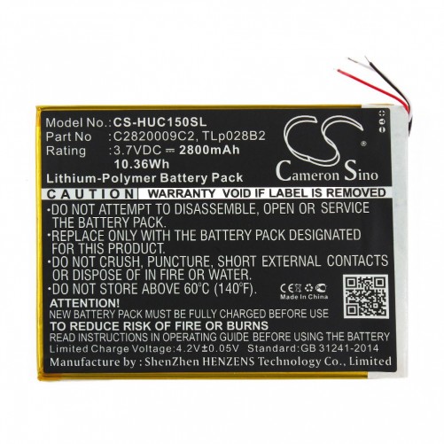 Batterie - One Touch Pixi 3 7" (WiFi)