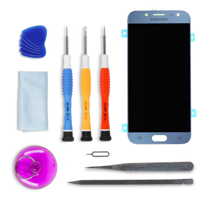 Kit réparation Ecran ARGENT (Officiel) - Galaxy J7 (2017) Kit réparation Ecran ARGENT (Officiel) - Galaxy J7 (2017)