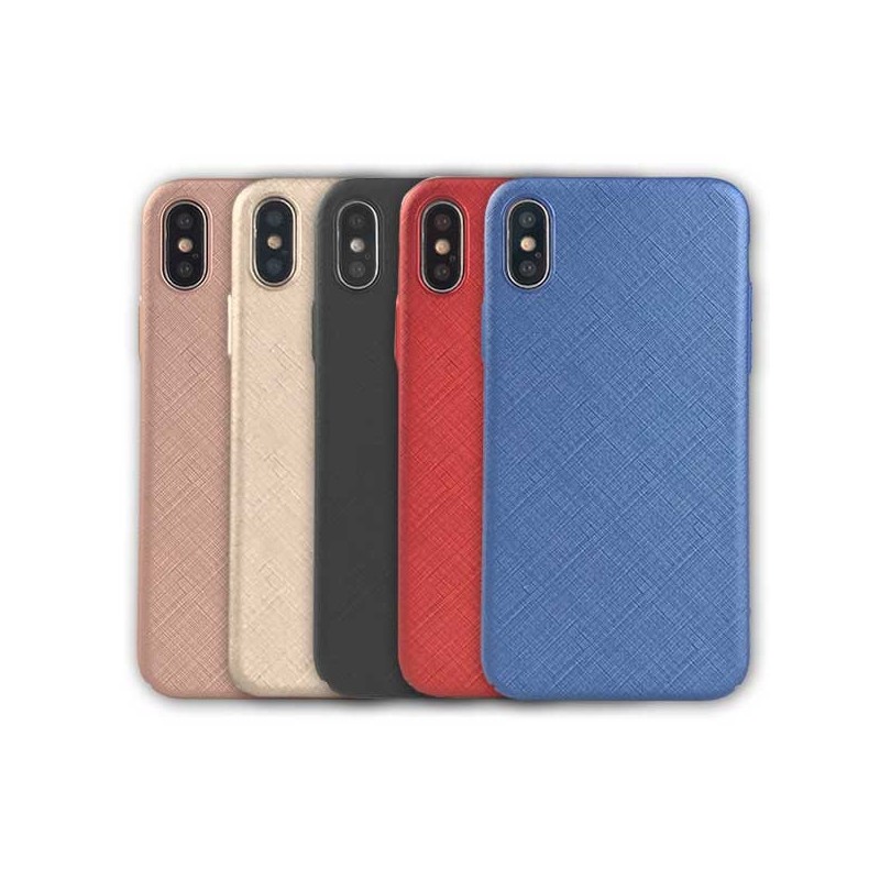 Coque rigide texturée iPhone X Xs