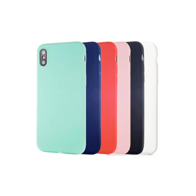 Coque Silicone iPhone X Xs (sans logo) Coque Silicone iPhone X Xs (sans logo)