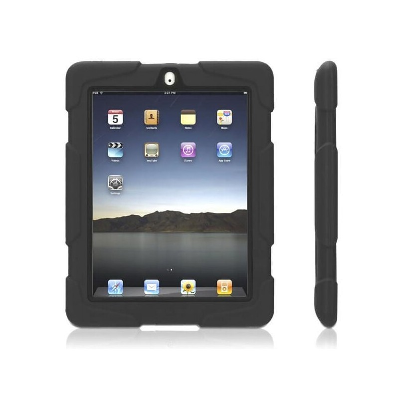 Coque indestructible noire iPad 2017 & 2018 Coque indestructible noire iPad 2017 & 2018