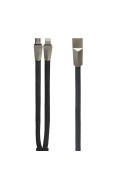 Double chargeur Lightning + micro USB