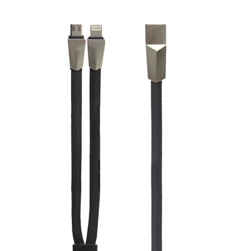 Double chargeur Lightning + micro USB Double chargeur Lightning + micro USB