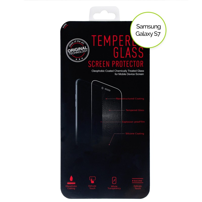 Film en verre trempé incurvé 5D Samsung S7