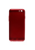 Coque rigide texturée iPhone 6 / iPhone 6S - Rouge métallique