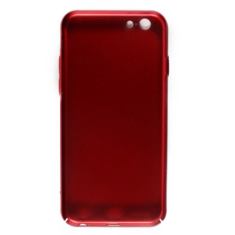 Coque rigide texturée iPhone 6 / iPhone 6S - Rouge métallique Coque rigide texturée iPhone 6 / iPhone 6S - Rouge métallique
