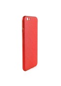 Coque rigide texturée iPhone 6 / iPhone 6S - Rouge métallique