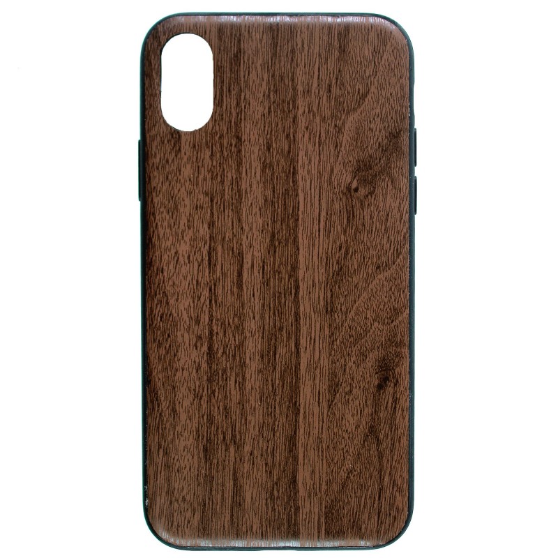 Coque TPU imitation bois pour iPhone X Xs Coque TPU imitation bois pour iPhone X Xs