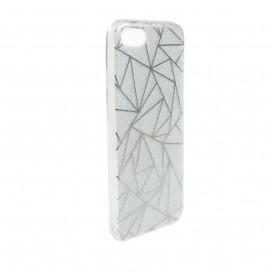 Coque TPU paillettes et formes géométriques iPhone 8 / iPhone 7