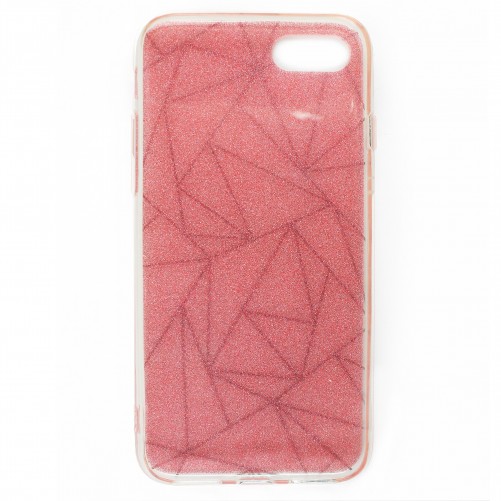 Coque TPU paillettes et formes géométriques iPhone 8 / iPhone 7