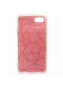 Coque TPU paillettes et formes géométriques iPhone 8 / iPhone 7