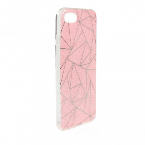 Coque TPU paillettes et formes géométriques iPhone 8 / iPhone 7