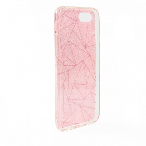 Coque TPU paillettes et formes géométriques iPhone 8 / iPhone 7