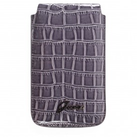 Housse Guess Croco Gris Universelle