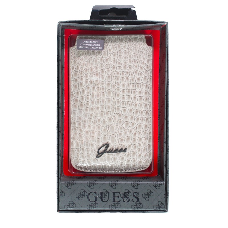 Housse Guess Croco Beige Universelle