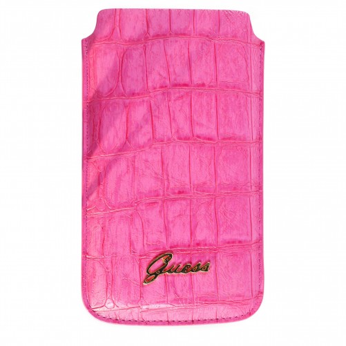 Housse Guess Croco Rose Universelle