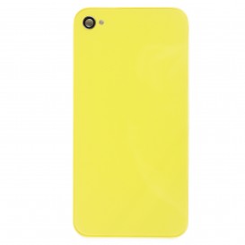 Face arrière de remplacement jaune pour iPhone 4S