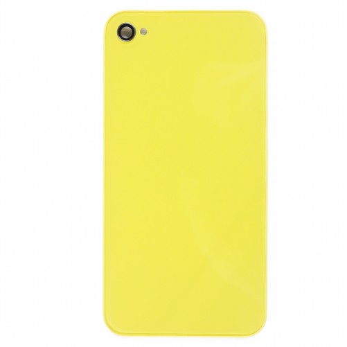 Face arrière de remplacement jaune pour iPhone 4S
