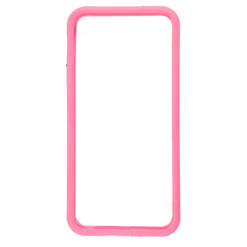 Bumper - Contour TPU Rose et transparent iPhone 5/5S/SE Bumper - Contour TPU Rose et transparent iPhone 5/5S/SE