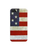 Coque drapeau américain US vintage IPhone 4 4S
