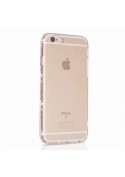 Coque TPU transparente bords en strass iPhone 6 / 6S