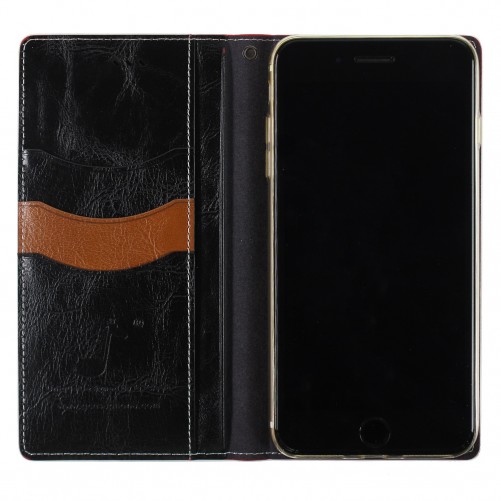 Etui portefeuille G-Case Cuir iPhone 7 Plus 8 Plus