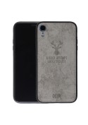 Coque iPhone XR "Deer" effet cuir