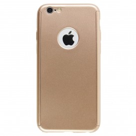Coque de protection 360° avec film en verre trempé iPhone 6/6S
