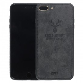 Coque iPhone 7 Plus / 8 Plus "Deer" effet cuir