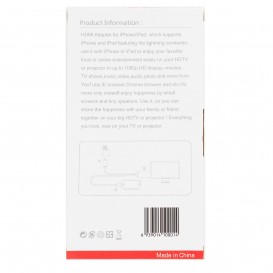 Câble adaptateur Lightning vers HDMI/HDTV iPhone et iPad
