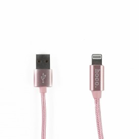 Câble lightning tressé 1m Fast Charge HOCO