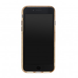Coque TPU transparente bords en strass iPhone 8 / 7