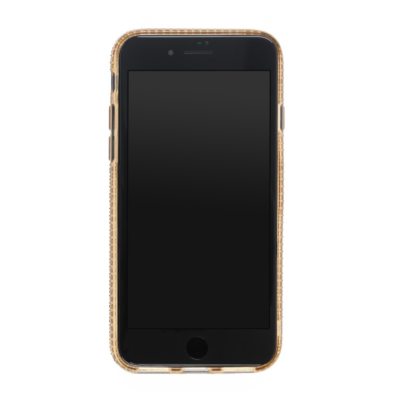Coque TPU transparente bords en strass iPhone 8 / 7 Coque TPU transparente bords en strass iPhone 8 / 7