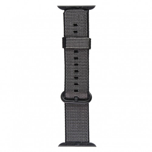 Bracelet Nylon Tressé Noir Apple Watch 44mm & 42mm