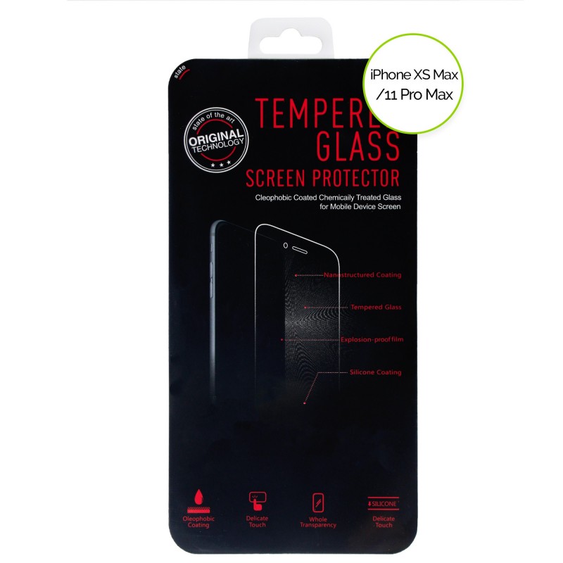 Film verre trempé 2.5D - iPhone XS Max / 11 Pro Max Film verre trempé 2.5D - iPhone XS Max / 11 Pro Max