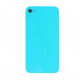 Face arrière de remplacement bleue pour iPhone 4