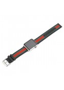 Bracelet Nylon Tressé + cuir Apple Watch 38mm & 40mm