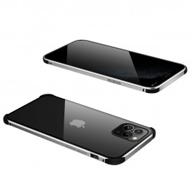 Coque protection 360° iPhone 7 Plus/8 Plus [Fermeture magnétique + Verre trempé]