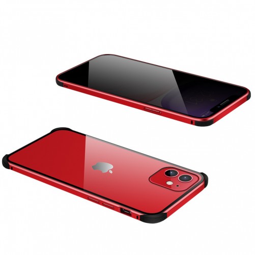 Coque protection 360° iPhone 7 Plus/8 Plus [Fermeture magnétique + Verre trempé]